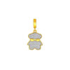 TOMEI Chomel Collection Bear Charm, Yellow Gold 916
