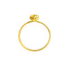 TOMEI Simply Heart Ring, Yellow Gold 916