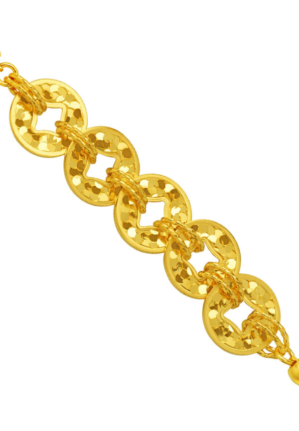 TOMEI Bracelet【五帝铜钱】, Yellow Gold 999