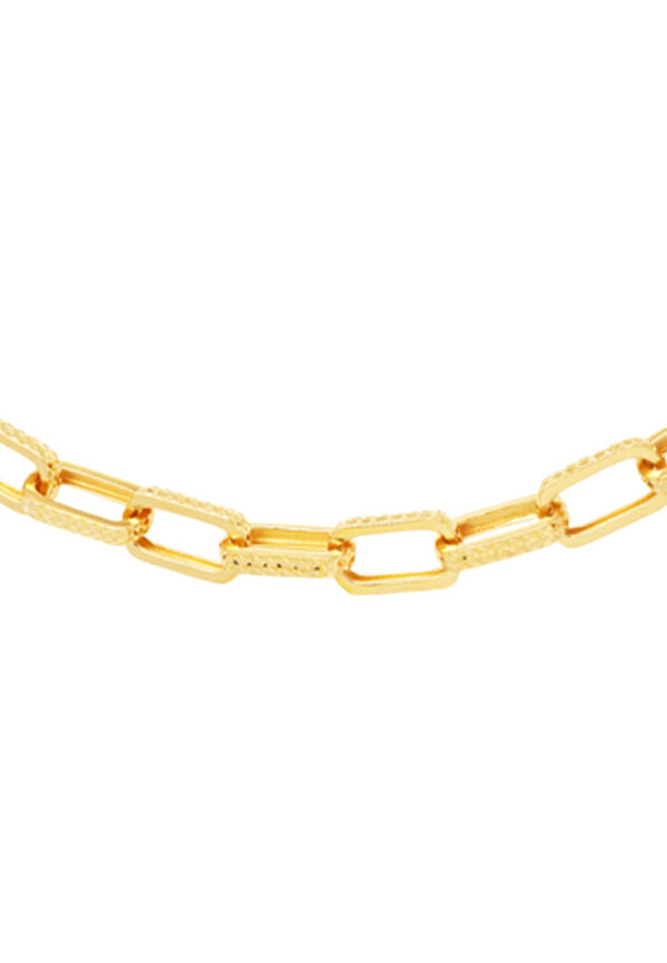 TOMEI Sparkling Linked Bracelet, Yellow Gold 916