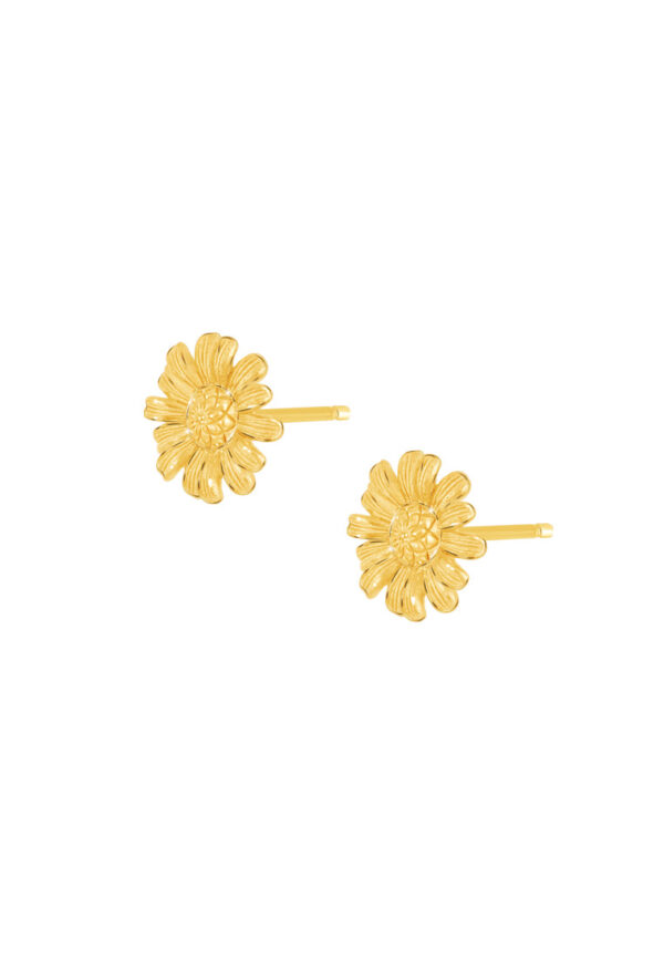 TOMEI X Prima Gold Daisy Collection, Earrings Yellow Gold 999