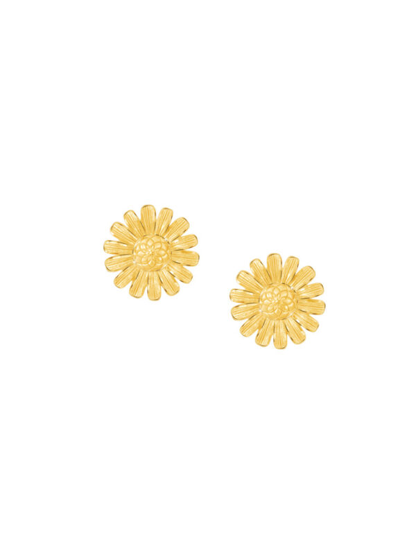 TOMEI X Prima Gold Daisy Collection, Earrings Yellow Gold 999