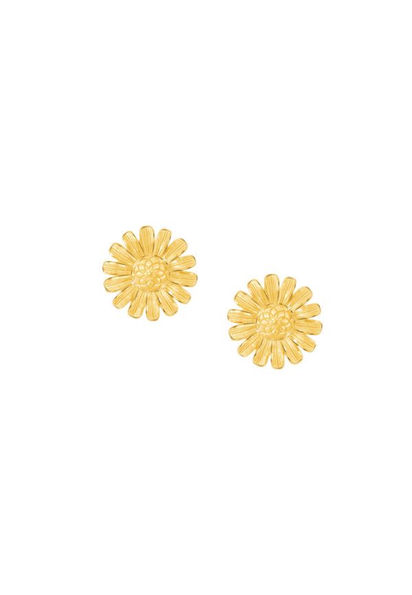TOMEI X Prima Gold Daisy Collection, Earrings Yellow Gold 999