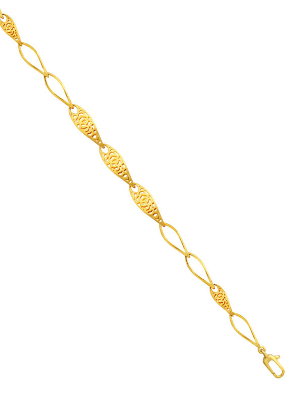 TOMEI Sri Puteri, The Mawar Series Bracelet, Yellow Gold 916