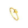 TOMEI Simply Heart Ring, Yellow Gold 916