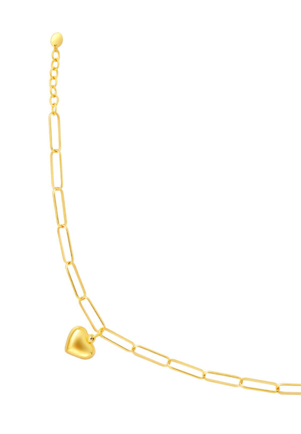 TOMEI Sinki Heart Bracelet, Yellow Gold 916