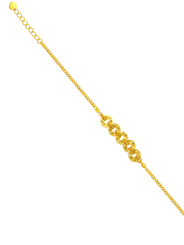 TOMEI Bracelet【五帝铜钱】, Yellow Gold 999