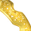 TOMEI Sri Puteri Heritage Floral Bangle, Yellow Gold 916