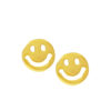 TOMEI Smiley Face Earrings, Yellow Gold 916