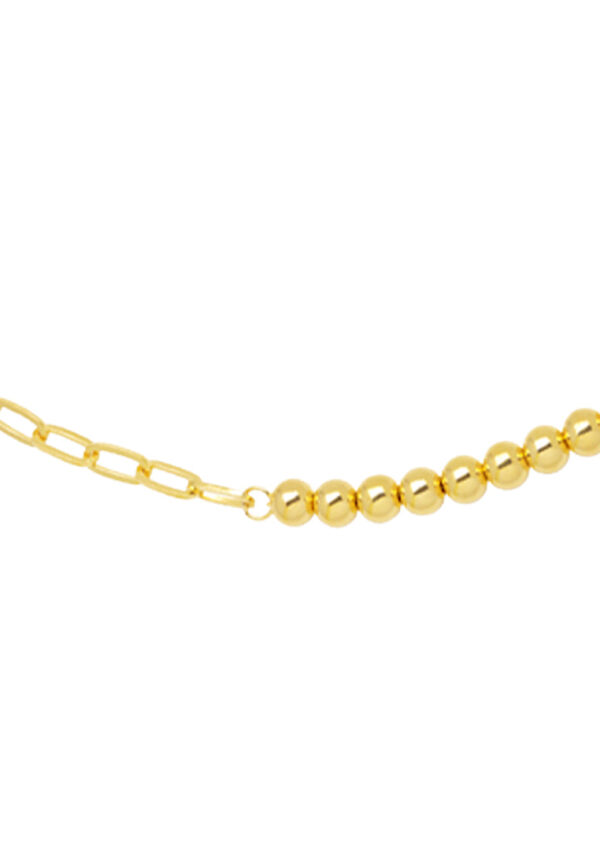 TOMEI Two-Ways Linked Heart Bracelet, Yellow Gold 916