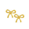 TOMEI Ribbon Earrings, Yellow Gold 916
