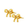 TOMEI Ribbon Earrings, Yellow Gold 916