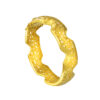 TOMEI Sri Puteri Heritage Floral Bangle, Yellow Gold 916