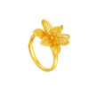 TOMEI x Xifu Flower Ring, Yellow Gold 999