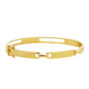 TOMEI Simplicity Linked Bangle, Yellow Gold 916
