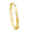 TOMEI Simplicity Linked Bangle, Yellow Gold 916