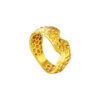 TOMEI Sri Puteri Heritage Floral Ring, Yellow Gold 916