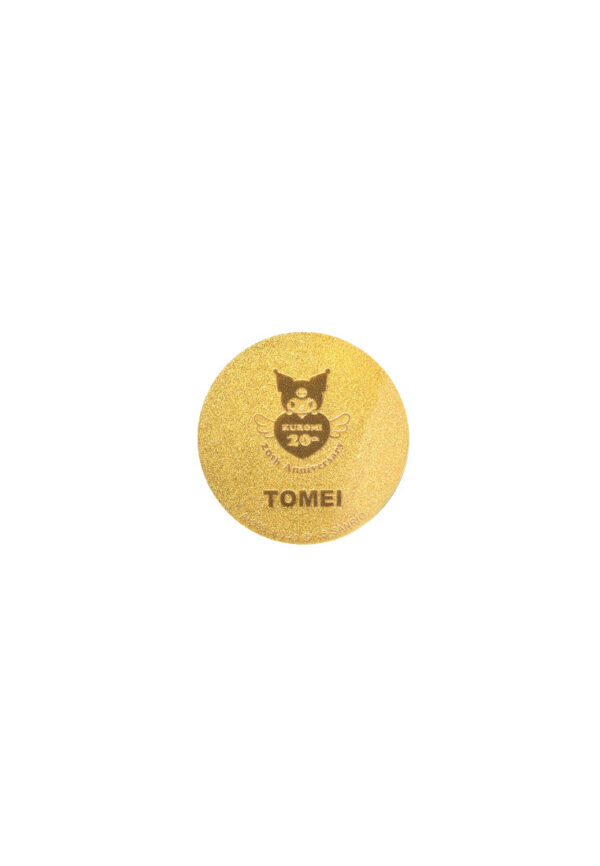 TOMEI X Sanrio Kuromi 20th Anniversary Gold Wafer 0.2G, Yellow Gold 9999