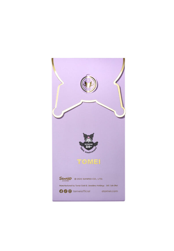TOMEI X Sanrio Kuromi 20th Anniversary Gold Wafer 0.2G, Yellow Gold 9999