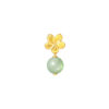 TOMEI The Flower Jade Pendant, Yellow Gold 916