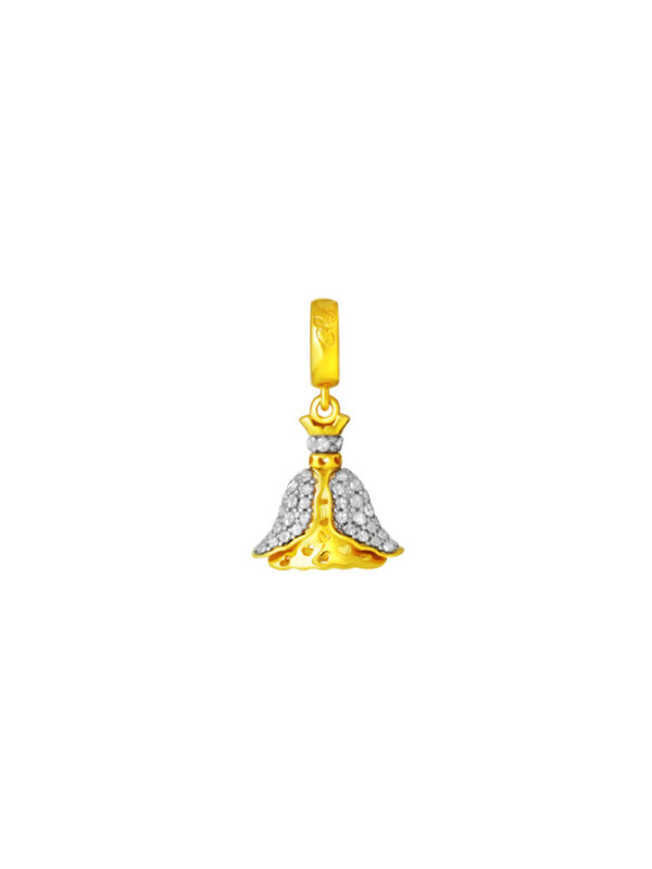 TOMEI Chomel Collection Bell Charm, Yellow Gold 916