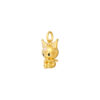 TOMEI X Sanrio Chubby Kuromi Pendant, Yellow Gold 999