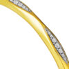 TOMEI Diamond Cut Collection Bangle, Yellow Gold 916