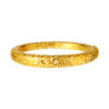 TOMEI Sri Puteri Collection Flower Bangle, Yellow Gold 916