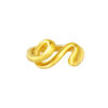 TOMEI Anastasia Curving Ring, Yellow Gold 916