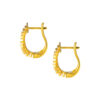 TOMEI Sri Puteri Collection Dominoes Earrings, Yellow Gold 916
