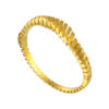 TOMEI Sri Puteri Collection Dominoes Bangle, Yellow Gold 916