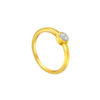 TOMEI Diamond Cut Collection Hexagon Ring, Yellow Gold 916
