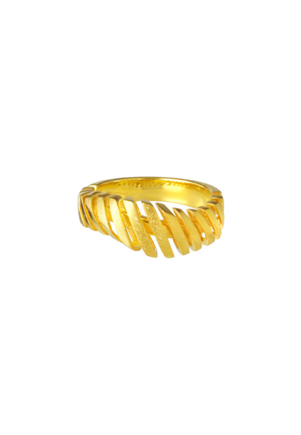 TOMEI Sri Puteri Collection Dominoes Ring, Yellow Gold 916
