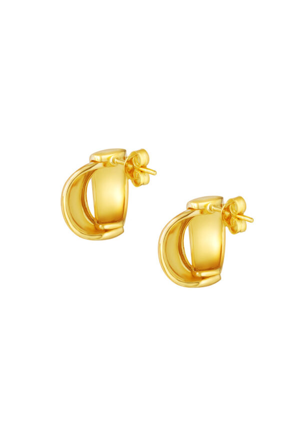TOMEI Sri Puteri, The Harmony Series Earrings, Yellow Gold 916