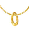 TOMEI Sri Puteri Collection Dominoes Pendant, Yellow Gold 916