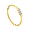 TOMEI Diamond Cut Collection Bangle, Yellow Gold 916