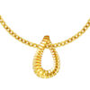 TOMEI Sri Puteri Collection Dominoes Pendant, Yellow Gold 916