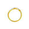 TOMEI Diamond Cut Collection Wavy Ring, Yellow Gold 916