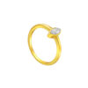 TOMEI Diamond Cut Collection Marquise Ring, Yellow Gold 916