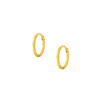 TOMEI Twisted Loop Earrings, Yellow Gold 916