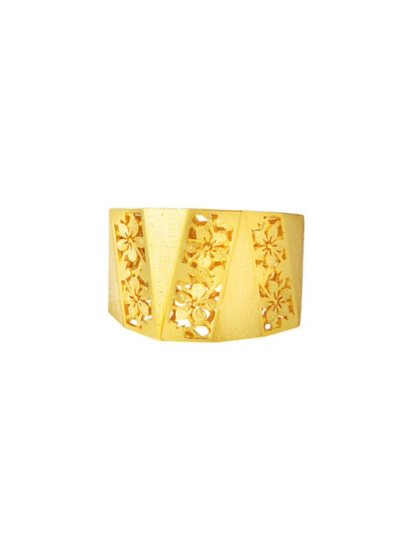 TOMEI Sri Puteri, The Kerawang Series Ring, Yellow Gold 916