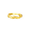 TOMEI Sri Puteri, The Anyaman Series Ring, Yellow Gold 916