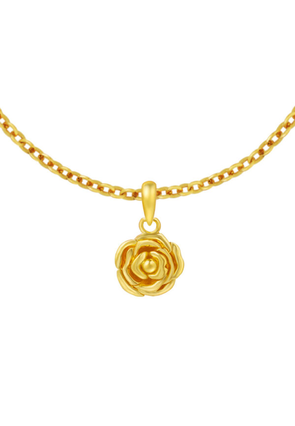 TOMEI Rose Pendant, Yellow Gold 916