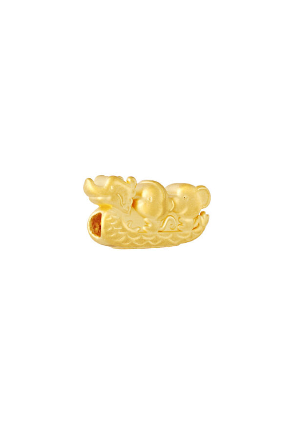 TOMEI [Online Exclusive] Dragon Boat Charm (3 Match Zodiac), Yellow Gold 999