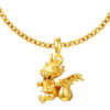 TOMEI Rich Dragon Pendant, Yellow Gold 916