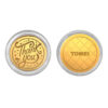 TOMEI Thank You Gold Wafer 0.1G, Yellow Gold 9999