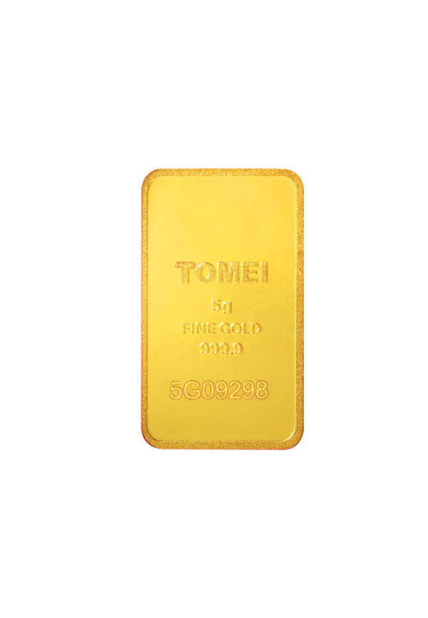 [TOMEI Exclusive]Twin Towers Gold Bar 5G | Fine Gold 9999