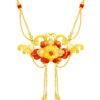 TOMEI x Xifu [国色芳华] Peony Collection, Necklace Yellow Gold 999