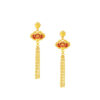 TOMEI x Xifu [国色芳华] Peony Collection, Earrings Yellow Gold 999