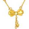 TOMEI Ribbon Necklace, Yellow Gold 916